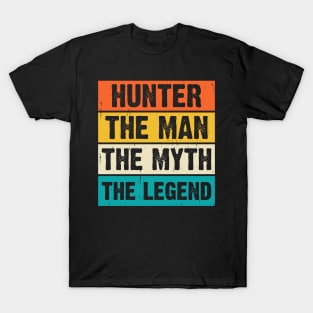 Hunter The Man The Myth The Legend T shirt For Women T-Shirt